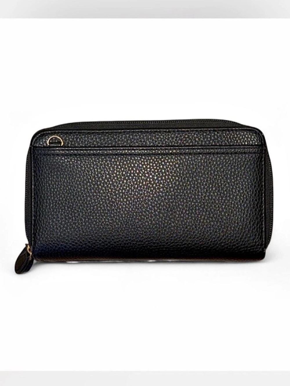 Buxton Black Zip-Around Wallet